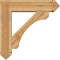Ekena Millwork Legacy Arts and Crafts Rough Sawn Bracket w/ Offset Brace, Western Red Cedar, 8"W x 32"D x 32"H BKT0806X32X32LEC03RWR - alternate 4